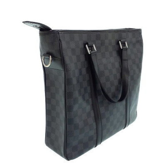Louis Vuitton Damier Graphite Black Tadao PM Tote Bag - Picture 2 of 8
